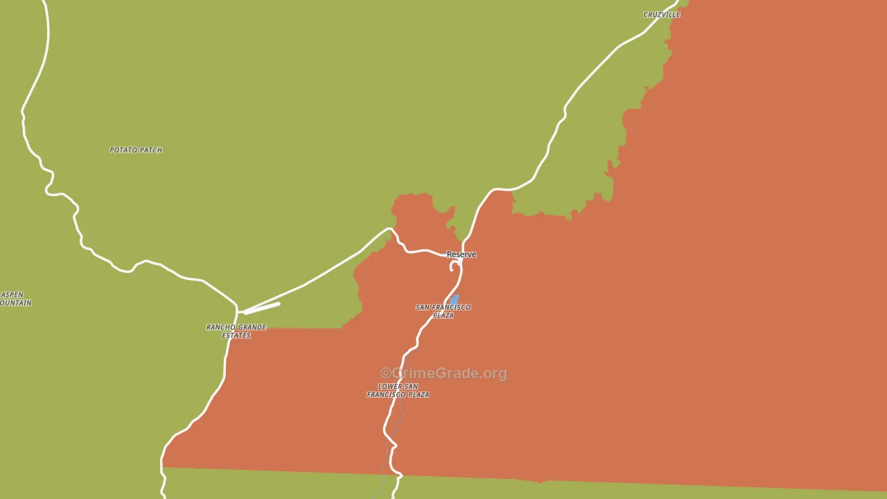 87830, NM Map of Theft Rates