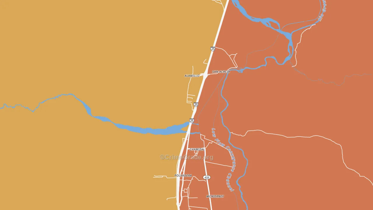 87831, NM Map of Theft Rates
