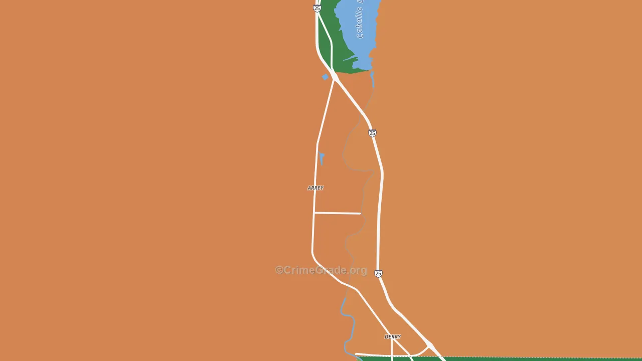 87930, NM Map of Theft Rates