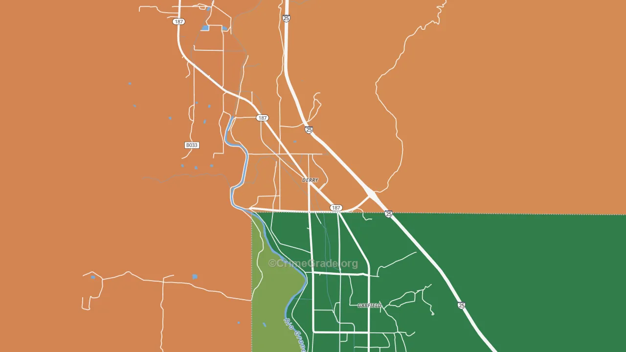 87933, NM Map of Theft Rates