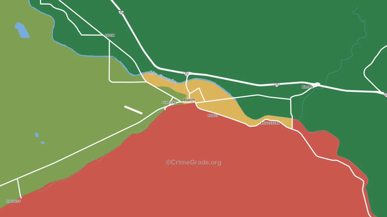 87937, NM Map of Theft Rates