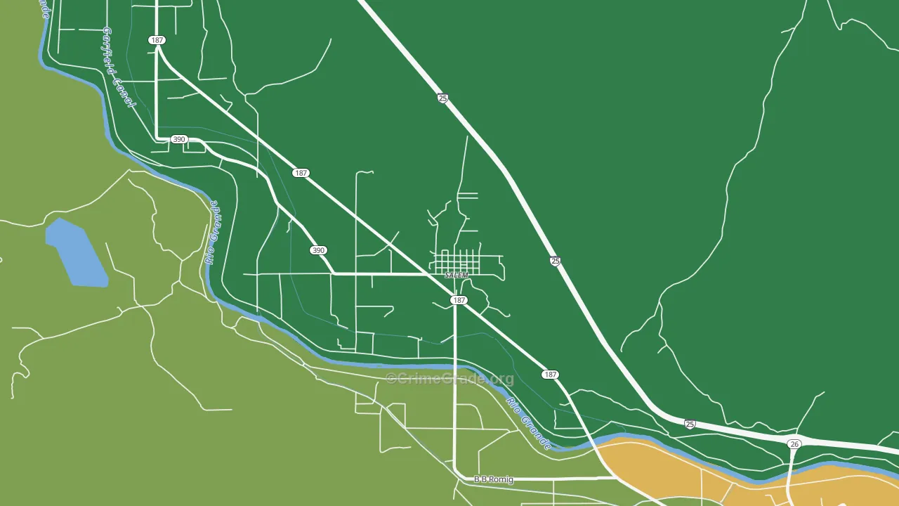 87941, NM Map of Theft Rates