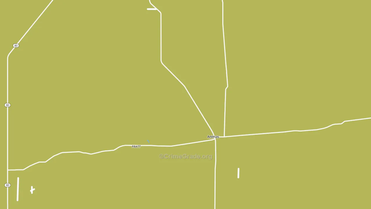 88020, NM Map of Theft Rates