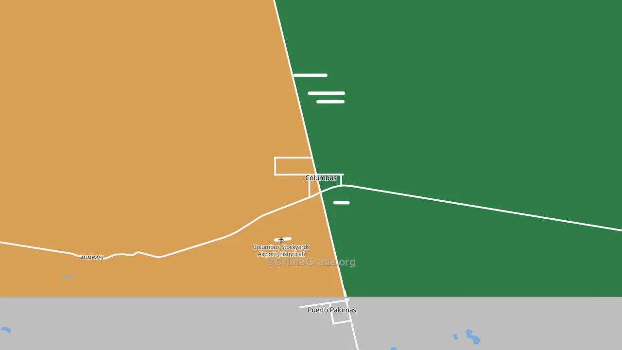 88029, NM Map of Theft Rates