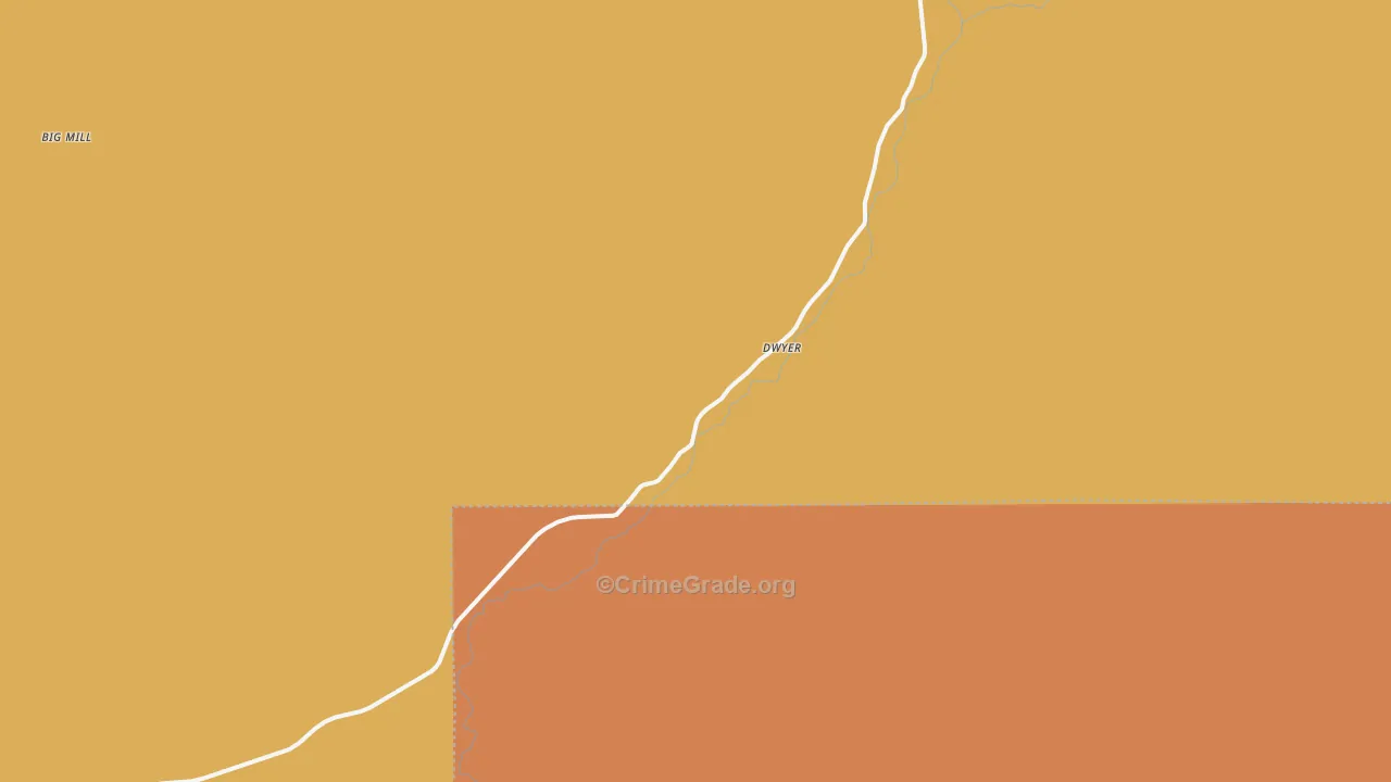 88034, NM Map of Theft Rates