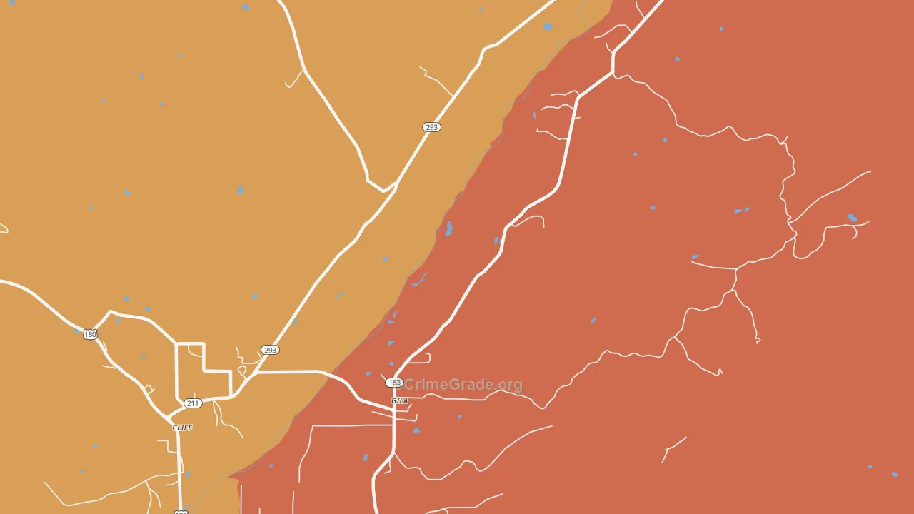 88038, NM Map of Theft Rates