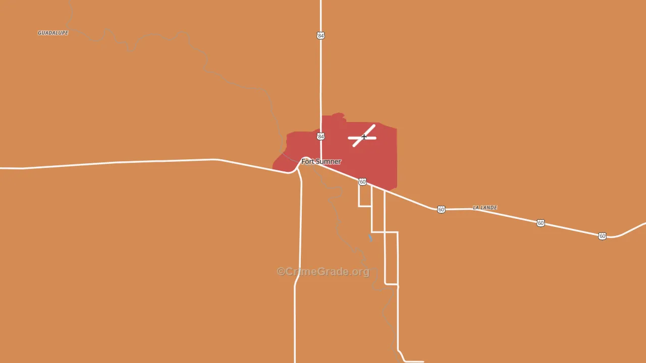 88119, NM Map of Theft Rates