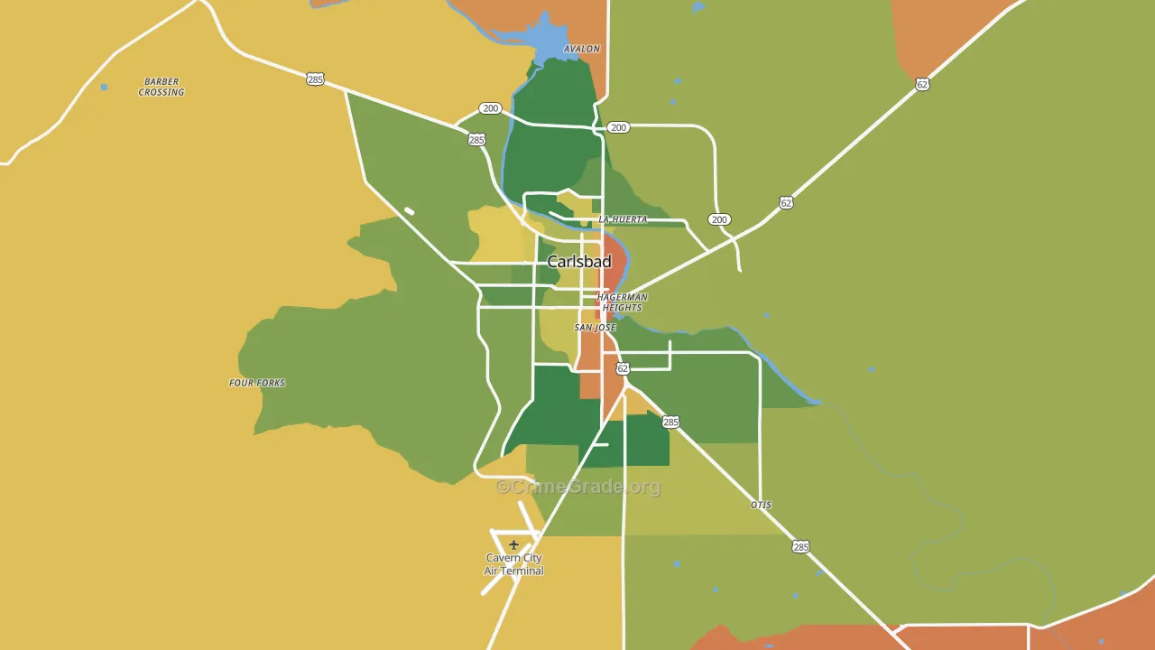 88220, NM Map of Theft Rates