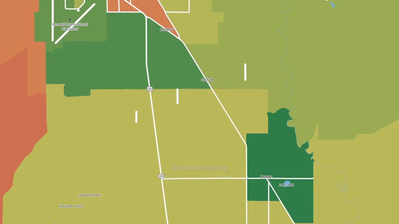 88230, NM Map of Theft Rates