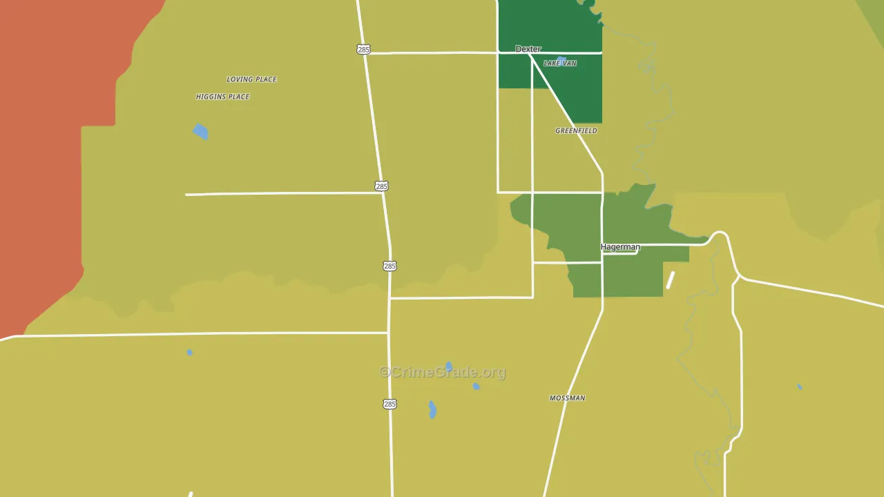 88232, NM Map of Theft Rates