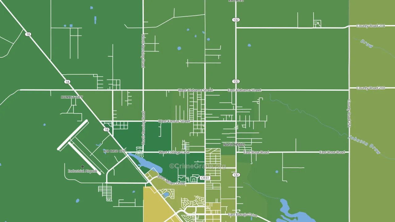 88242, NM Map of Theft Rates