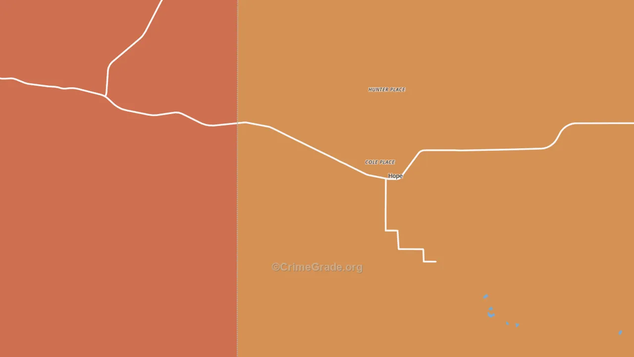 88250, NM Map of Theft Rates