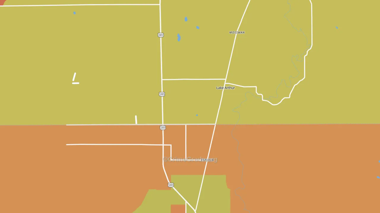 88253, NM Map of Theft Rates