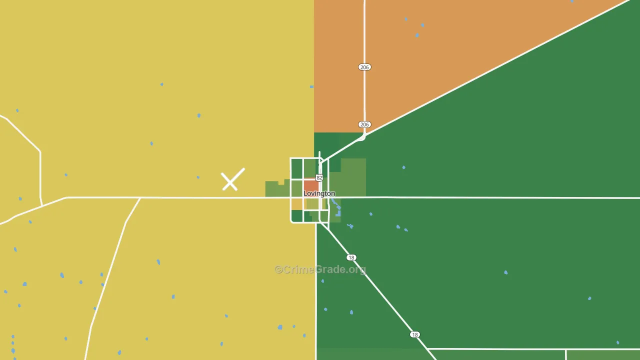 88260, NM Map of Theft Rates