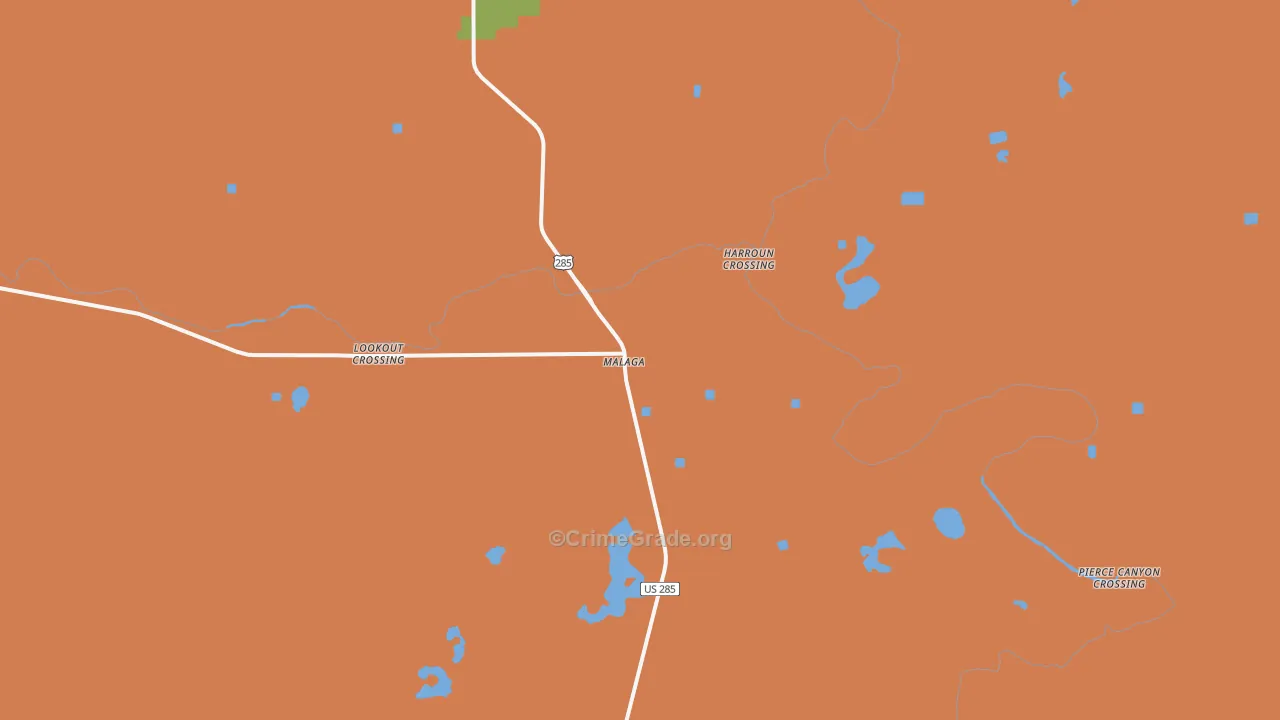 88263, NM Map of Theft Rates