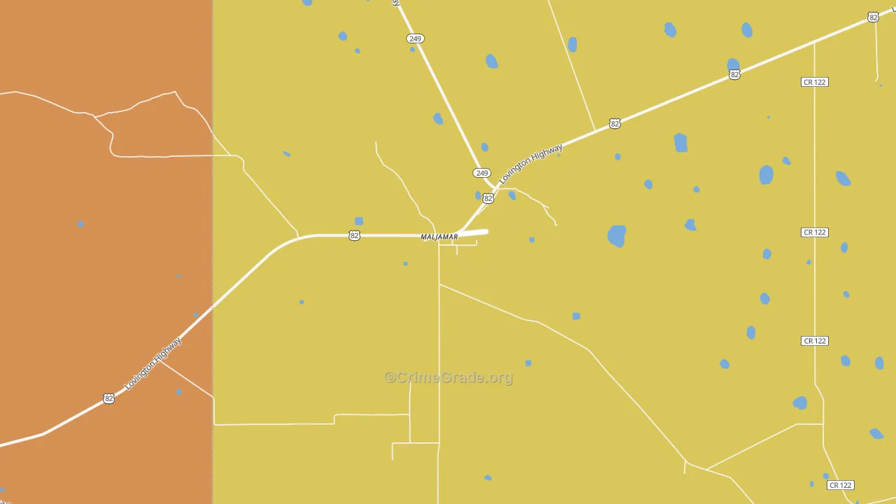 88264, NM Map of Theft Rates