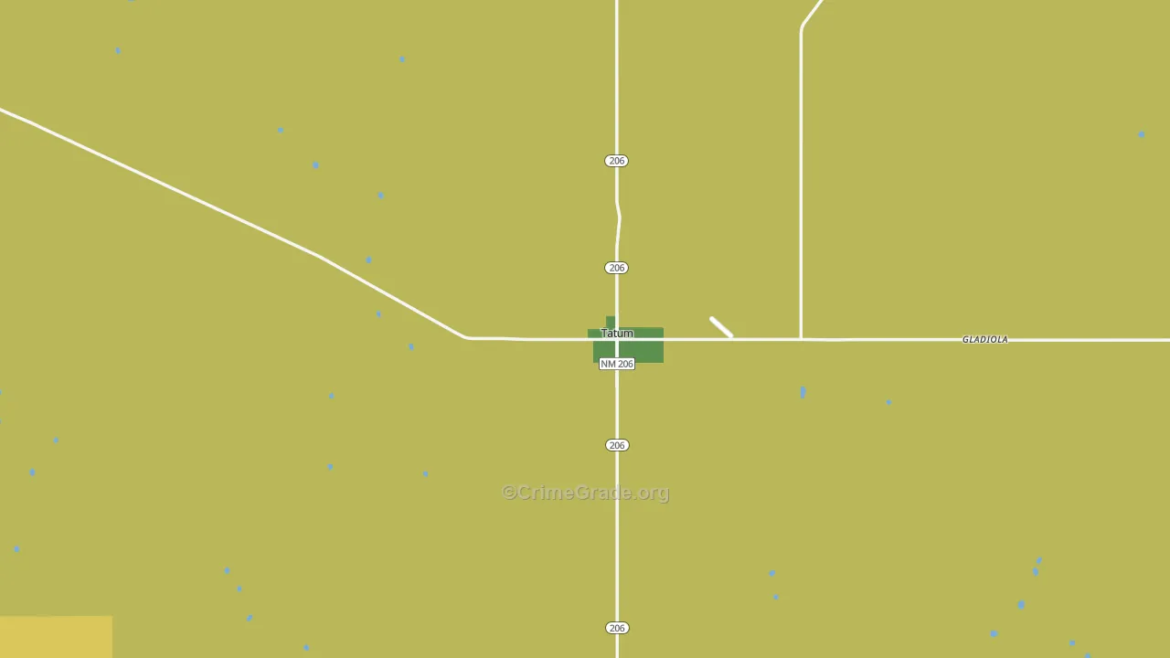 88267, NM Map of Theft Rates