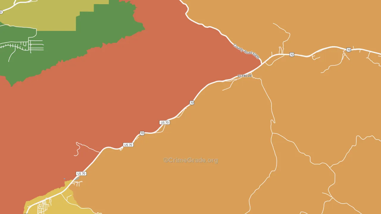 88324, NM Map of Theft Rates