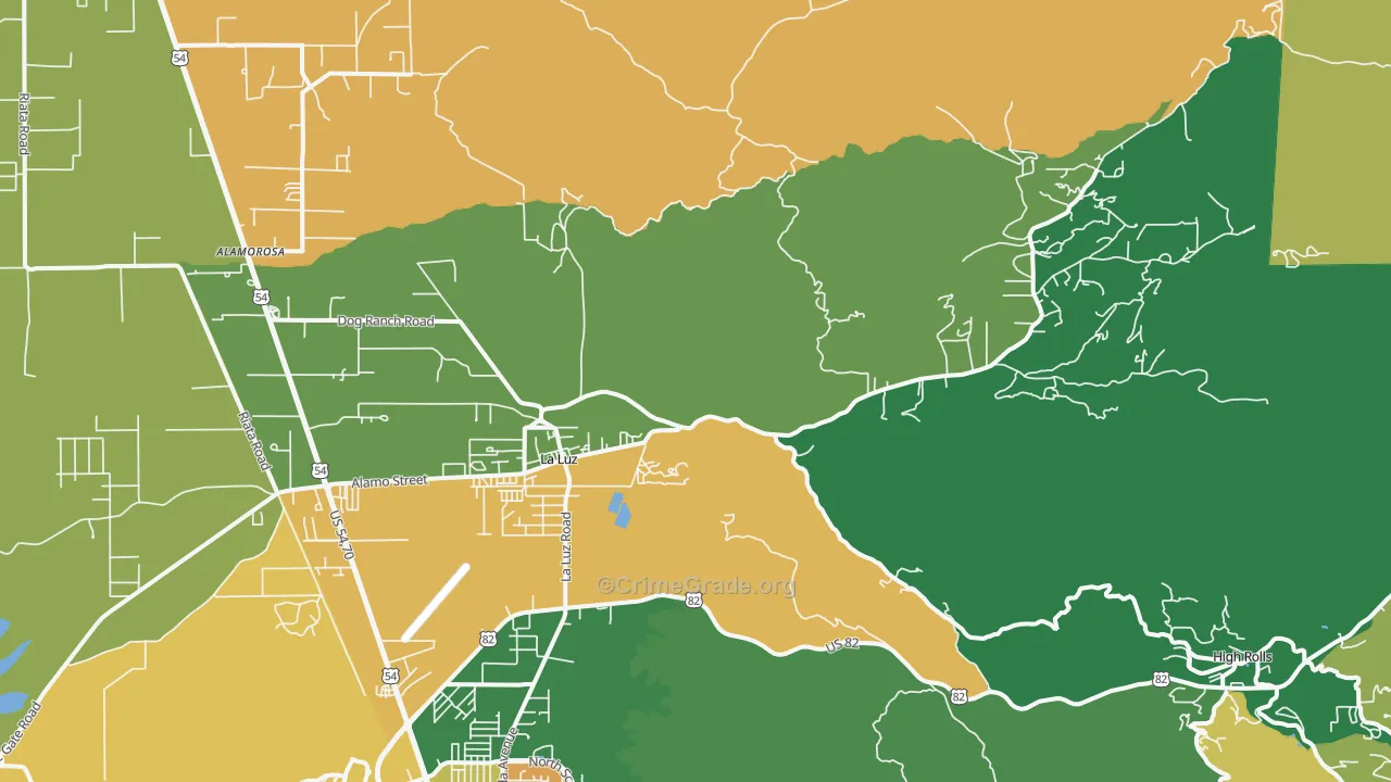 88337, NM Map of Theft Rates