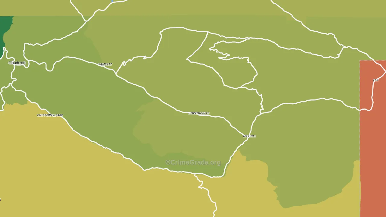 88339, NM Map of Theft Rates