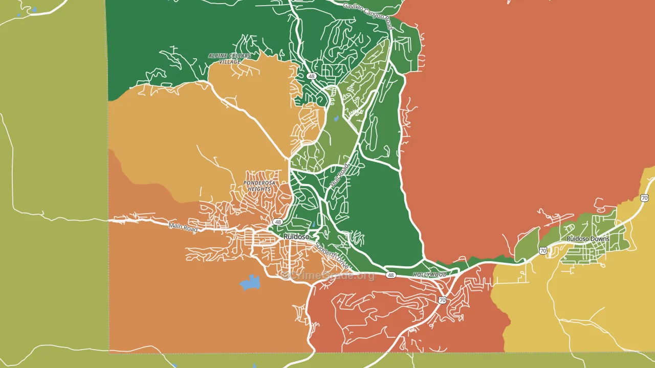 88345, NM Map of Theft Rates