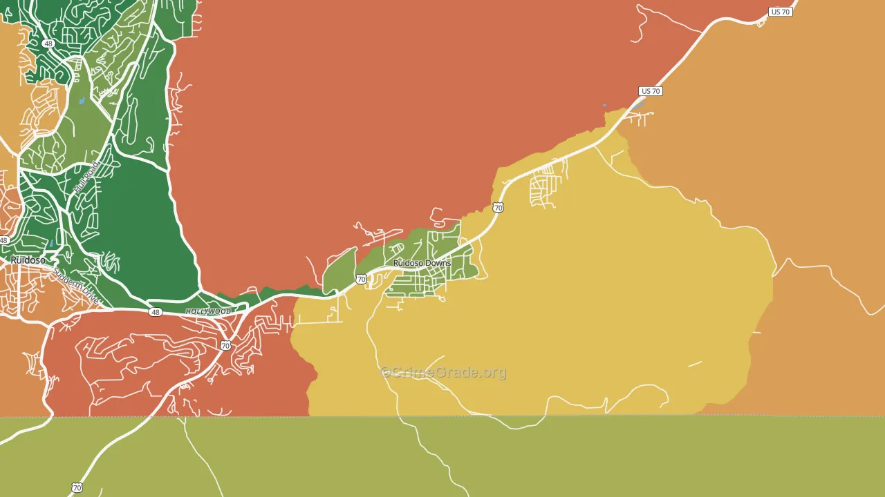 88346, NM Map of Theft Rates