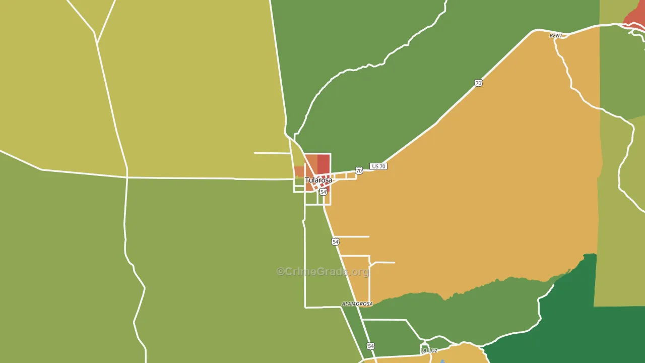 88352, NM Map of Theft Rates