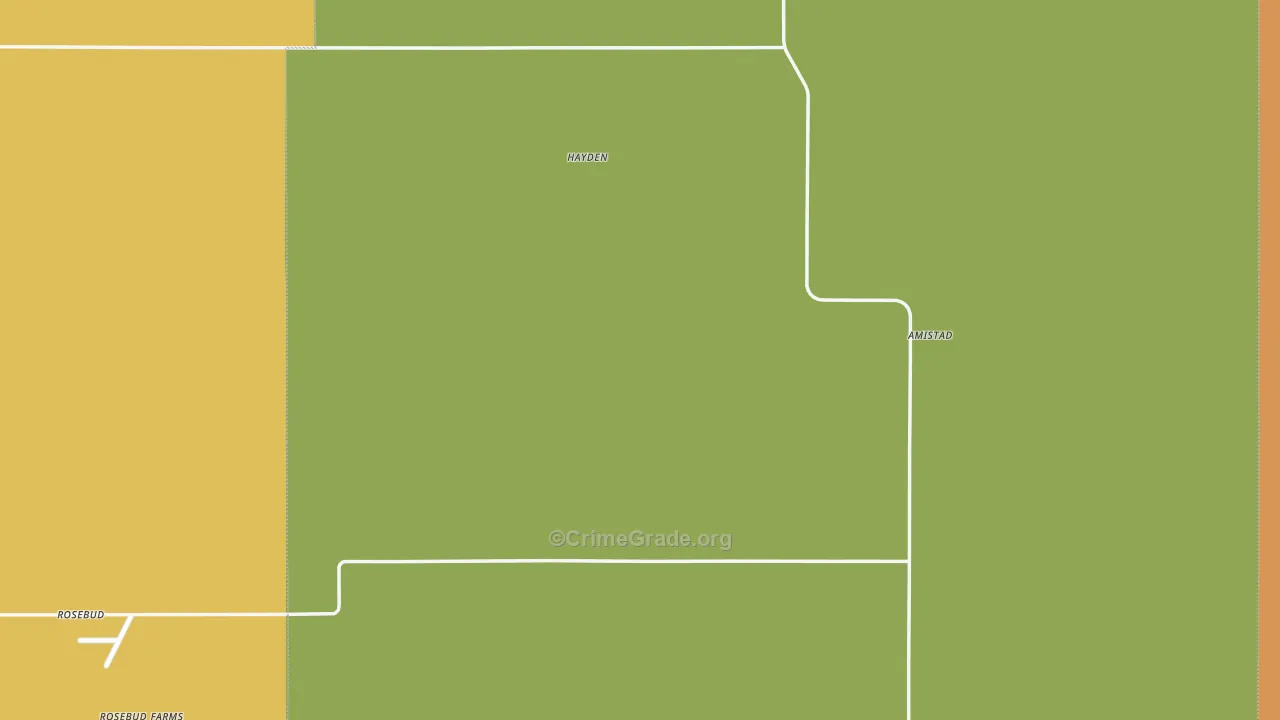 88410, NM Map of Theft Rates