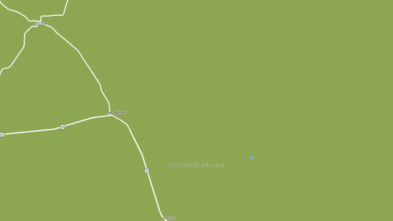 88418, NM Map of Theft Rates