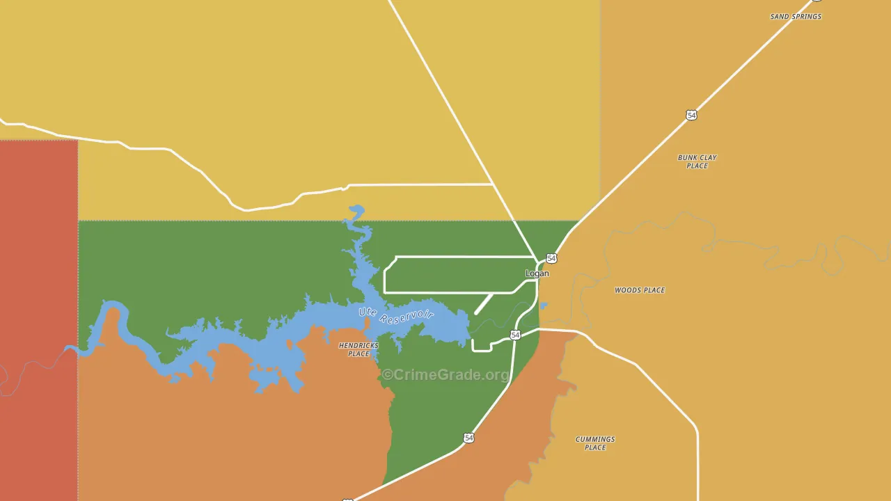 88426, NM Map of Theft Rates