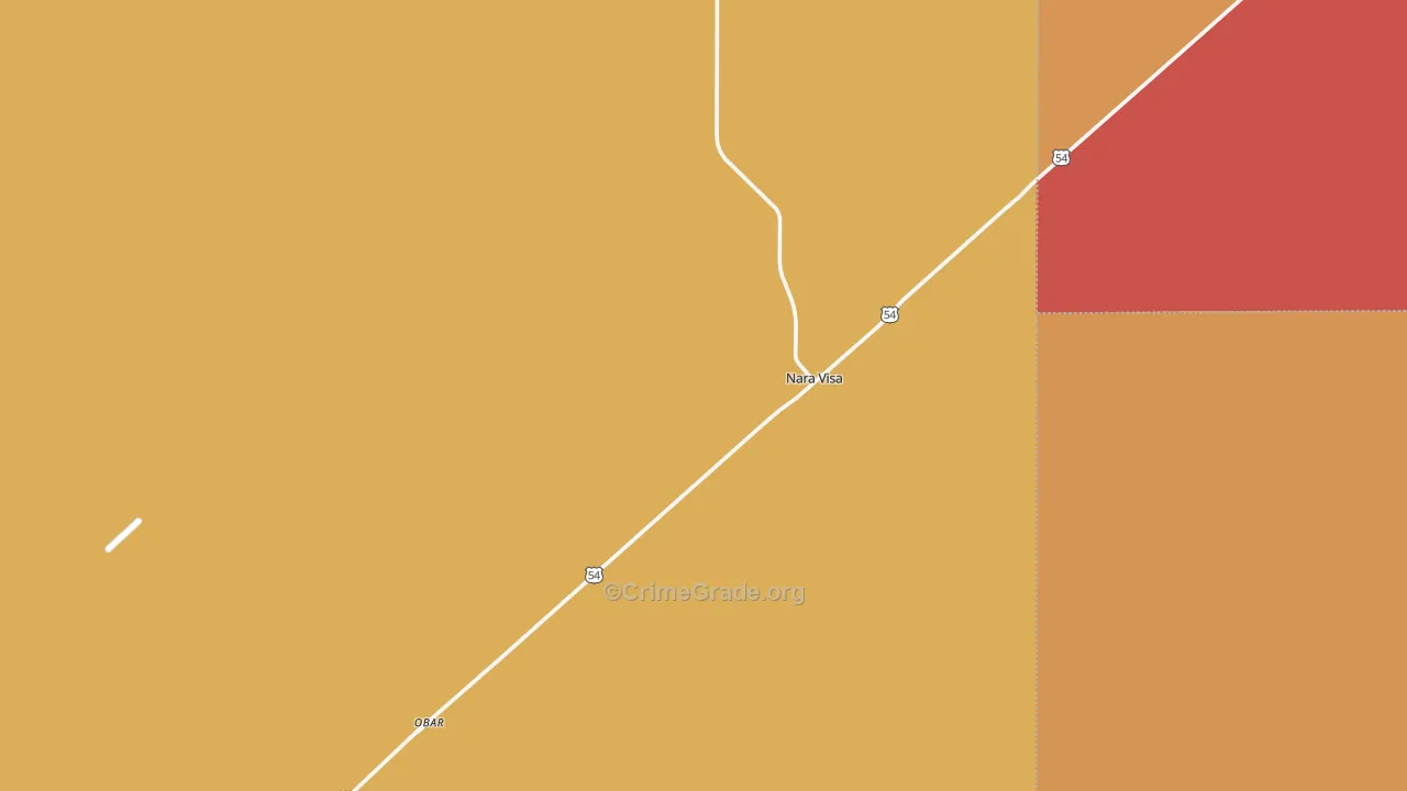 88430, NM Map of Theft Rates