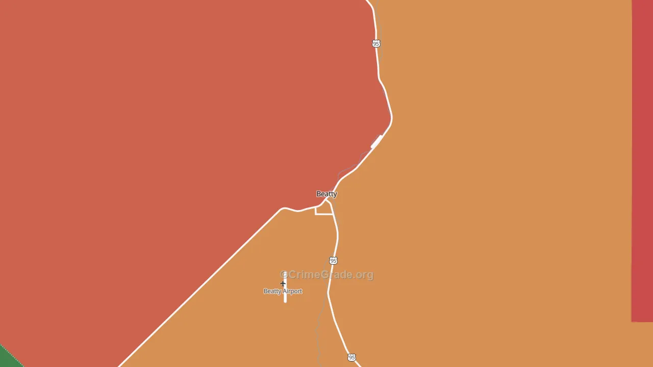 89003, NV Map of Theft Rates