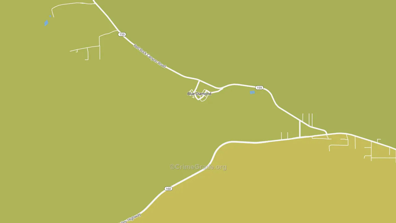 89004, NV Map of Theft Rates