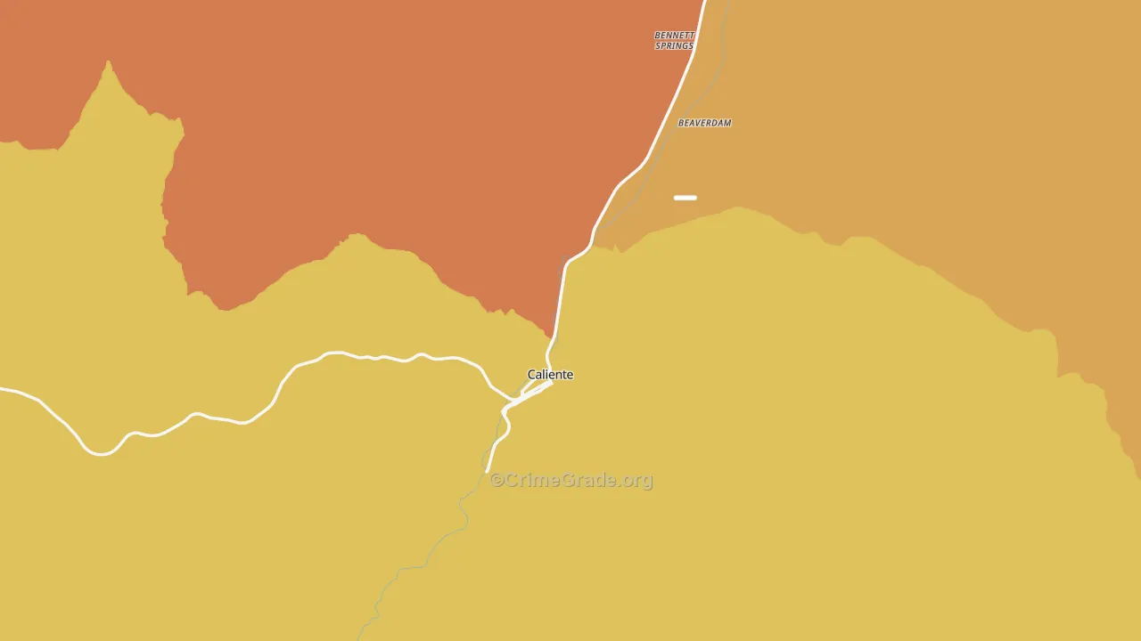 89008, NV Map of Theft Rates