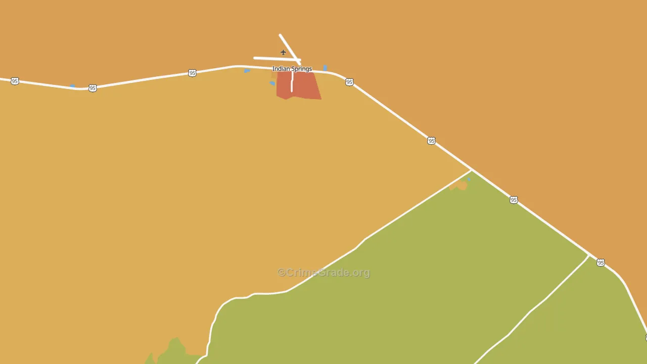 89018, NV Map of Theft Rates
