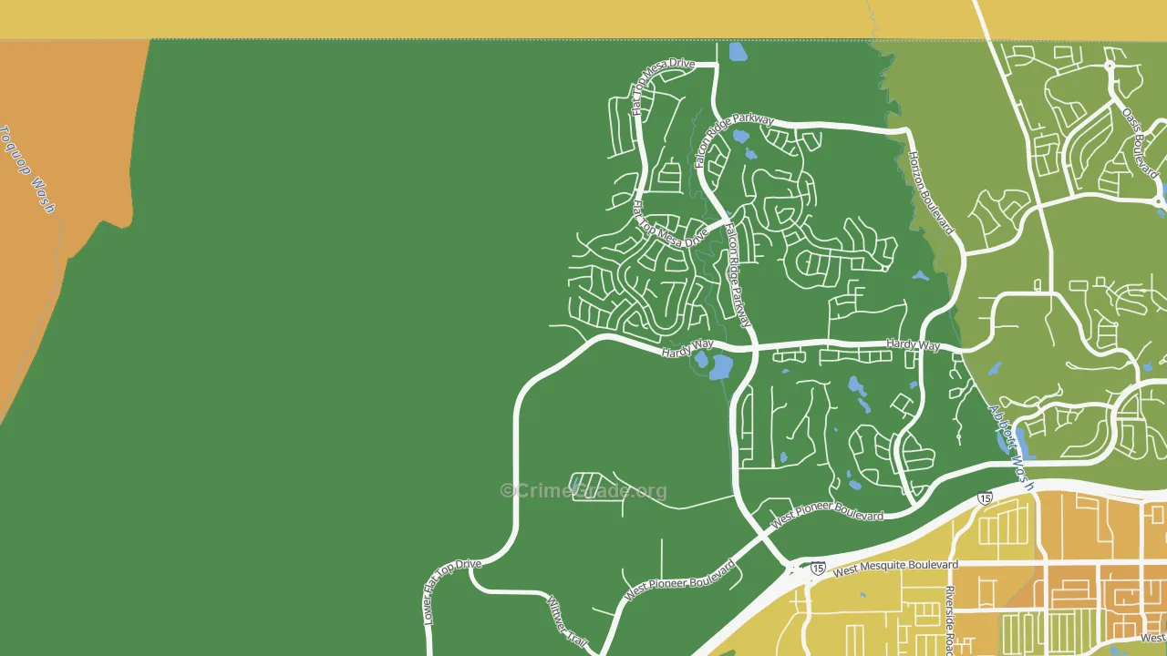 89034, NV Map of Theft Rates