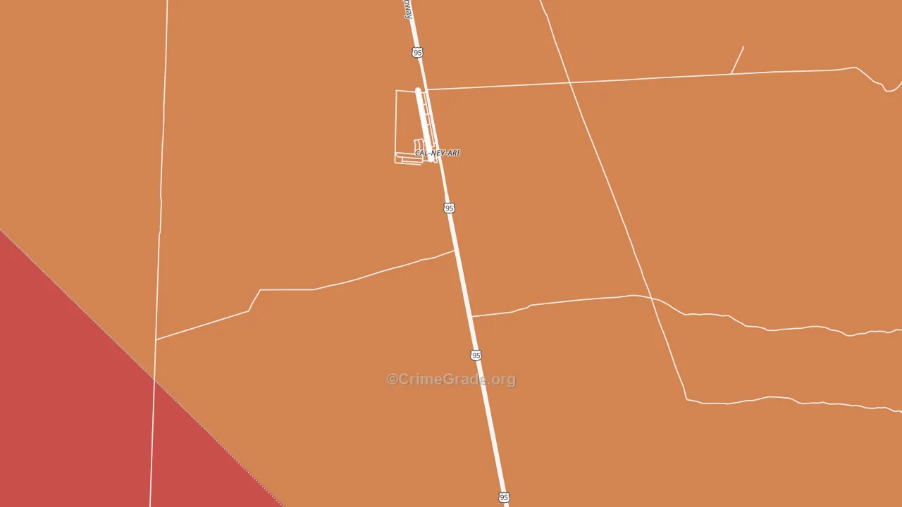 89039, NV Map of Theft Rates