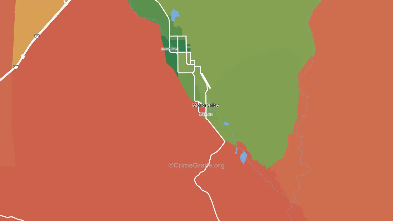 89040, NV Map of Theft Rates