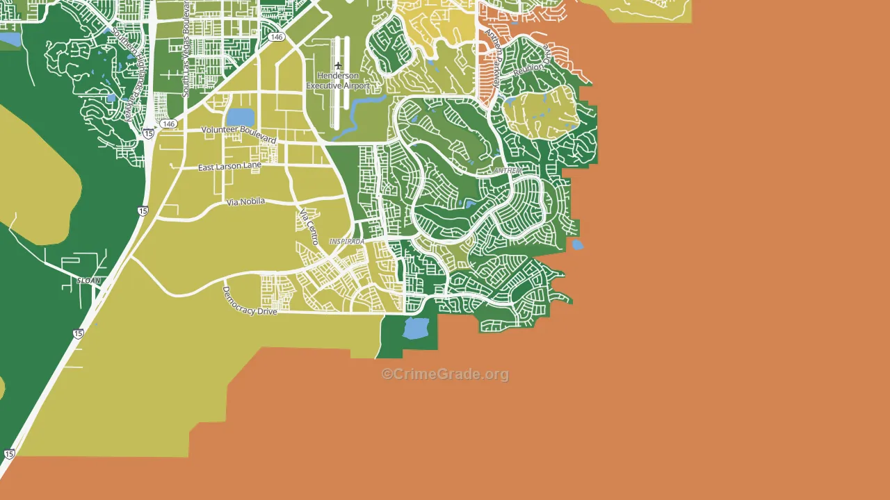 89044, NV Map of Theft Rates