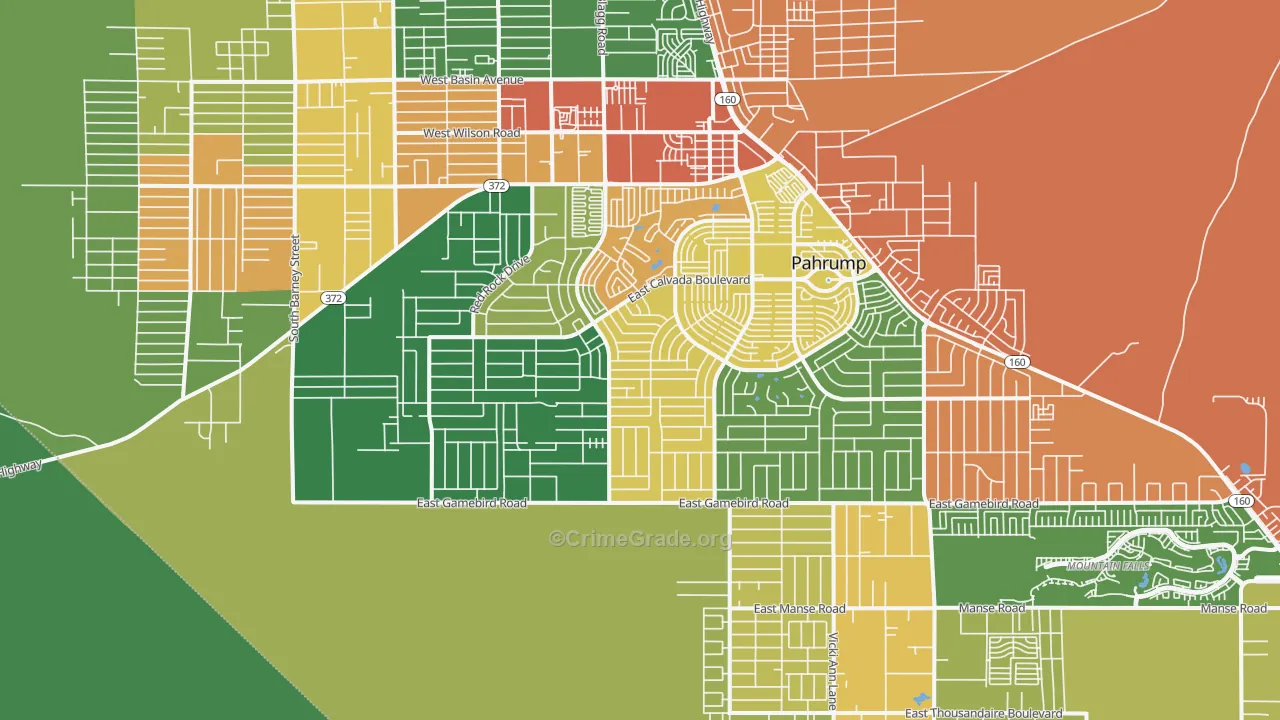 89048, NV Map of Theft Rates