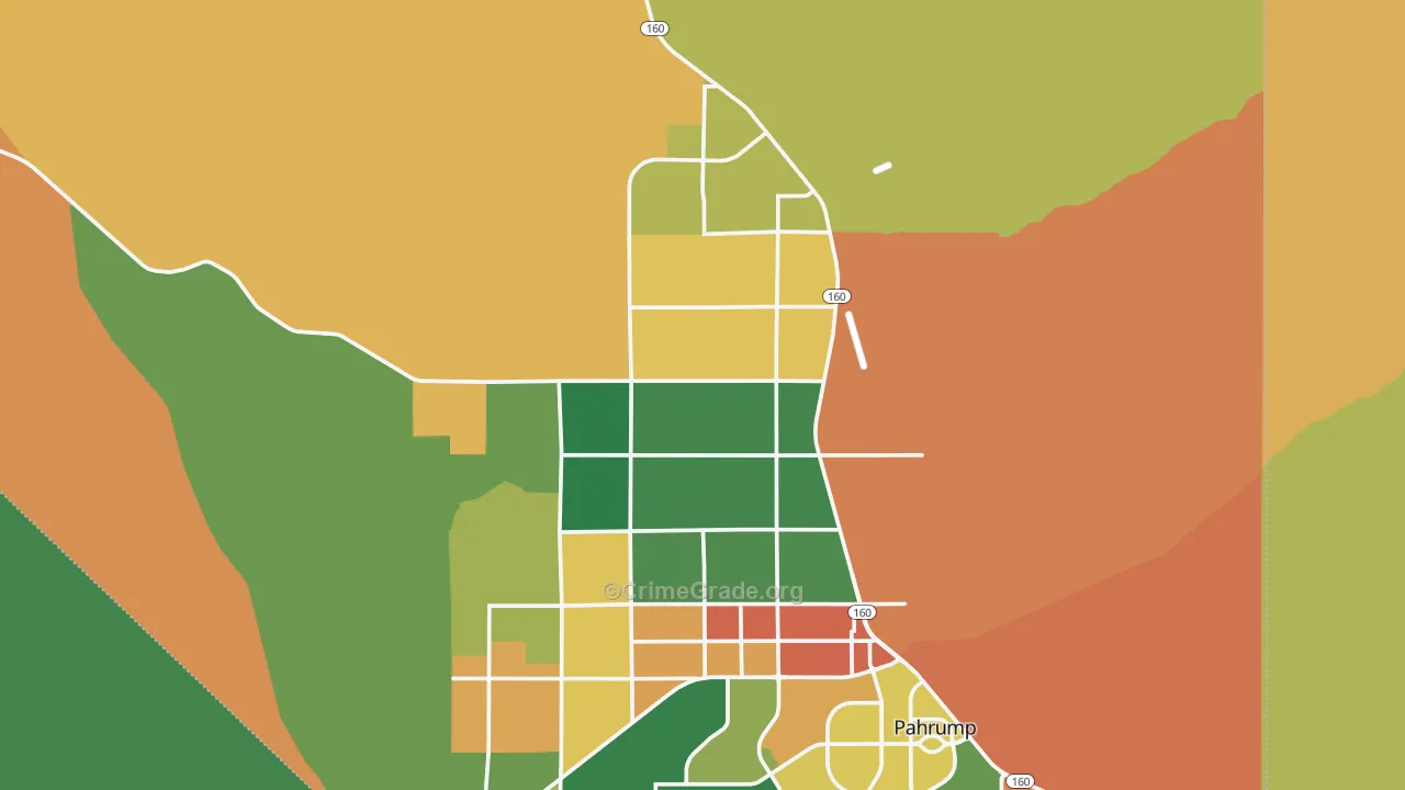 89060, NV Map of Theft Rates
