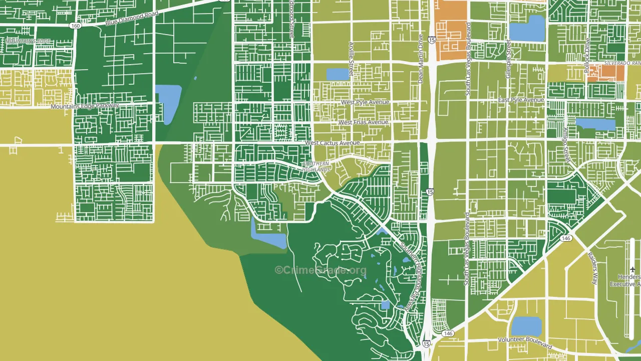 89141, NV Map of Theft Rates