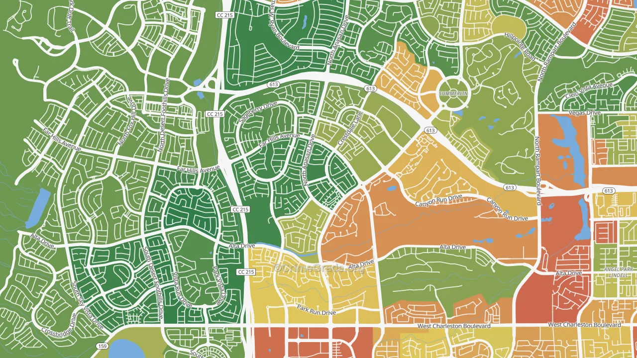 89144, NV Map of Theft Rates