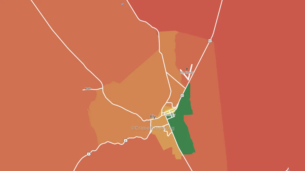 89301, NV Map of Theft Rates