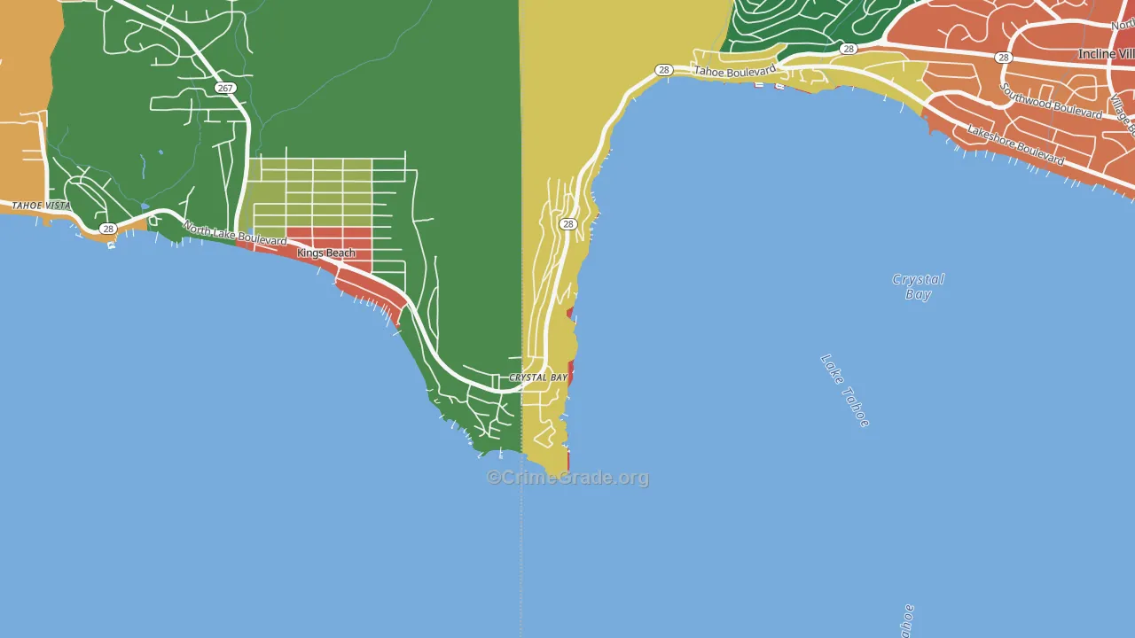 89402, NV Map of Theft Rates
