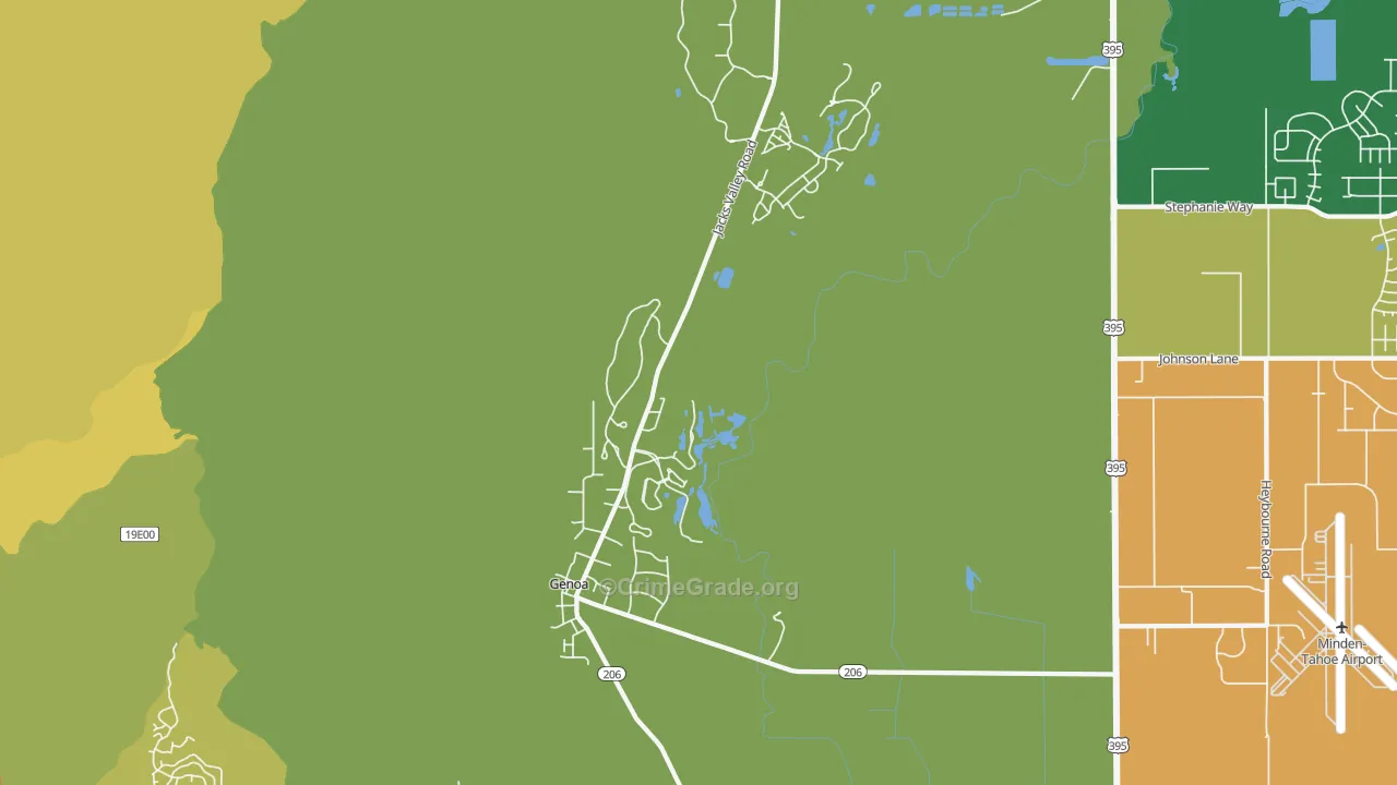 89411, NV Map of Theft Rates