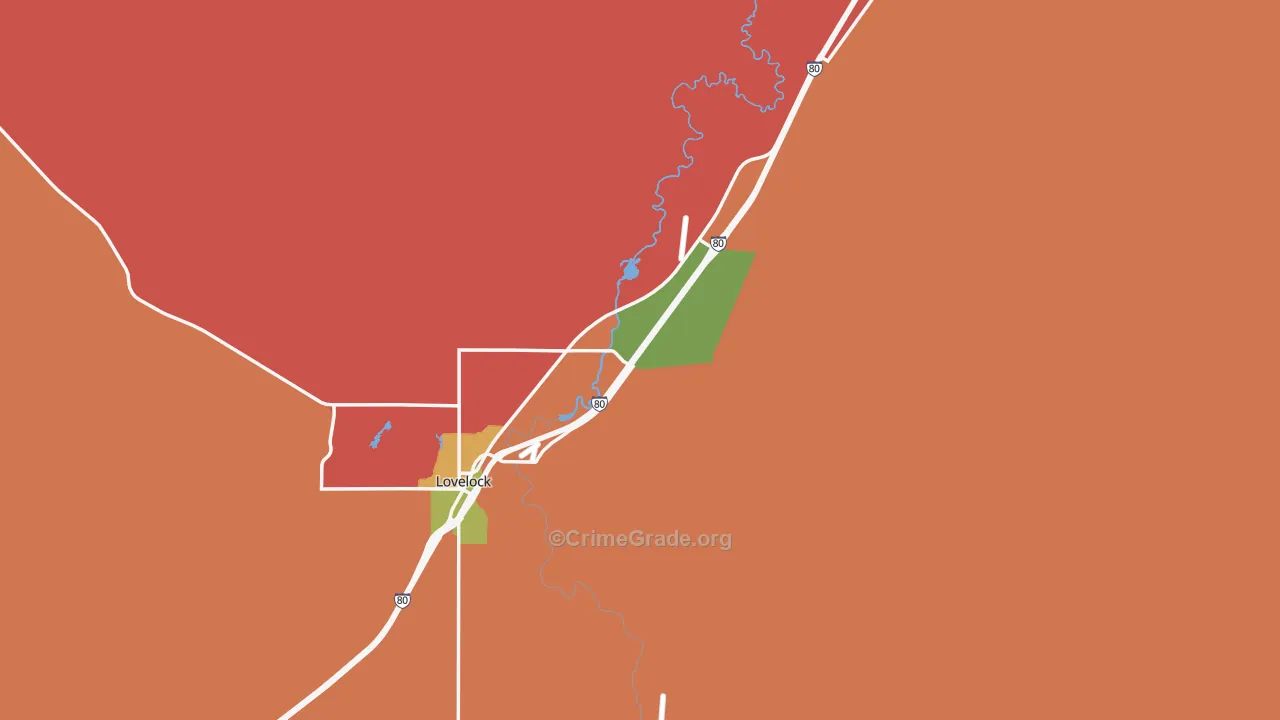 89419, NV Map of Theft Rates