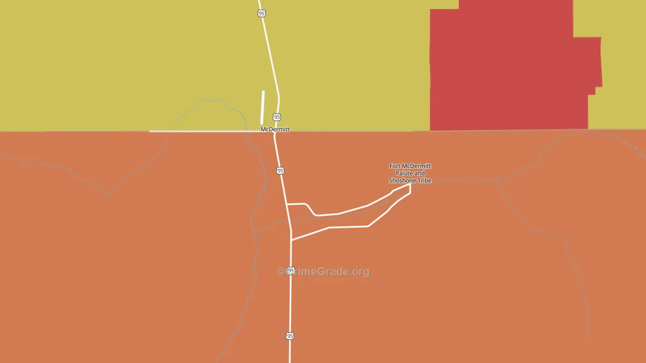 89421, NV Map of Theft Rates