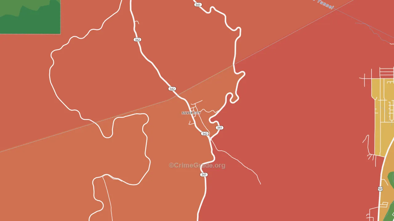 89428, NV Map of Theft Rates