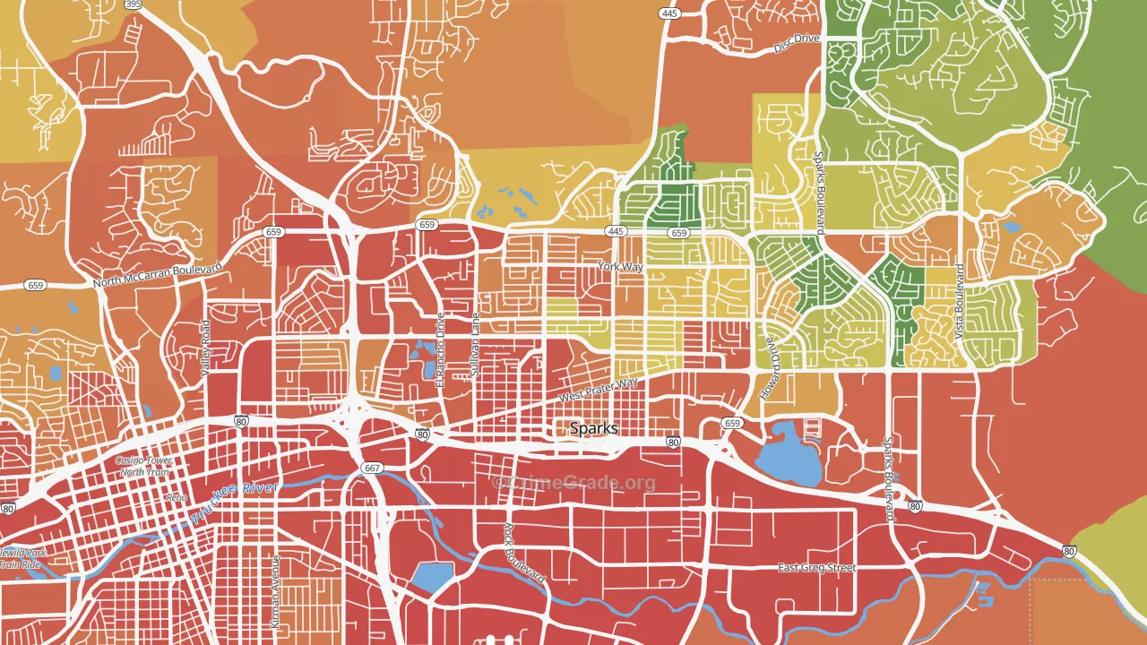 89431, NV Map of Theft Rates
